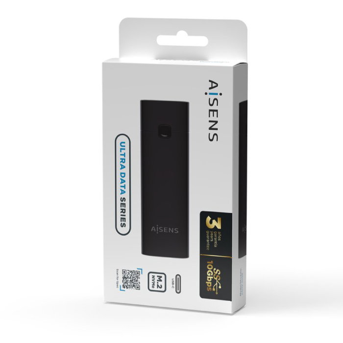 Aisens Caja Externa M.2 NVMe ASM2-020B USB 3.2 Gen2 Negra Aisens Caja Externa M.2 NVMe ASM2-020B USB 3.2 Gen2 Negra